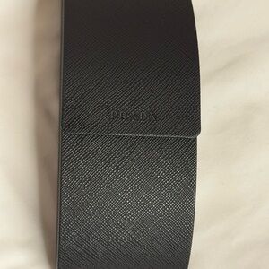 Prada Saffiano Leather Glasses Case – Black